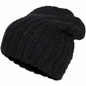 Loap ZOKO Dětská zimní čepice, černá, velikost 55
