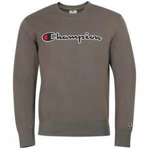 Champion CREWNECK SWEATSHIRT Pánská mikina, tmavě šedá, velikost M