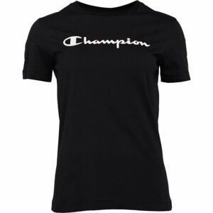 Champion CREWNECK T-SHIRT Dámské tričko, černá, velikost XS