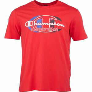 Champion CREWNECK T-SHIRT Pánské tričko, červená, velikost L
