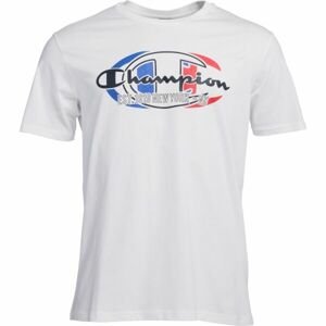 Champion CREWNECK T-SHIRT Pánské tričko, bílá, velikost