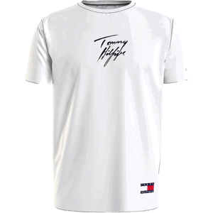 Tommy Hilfiger CN SS TEE LOGO Pánské tričko, bílá, velikost