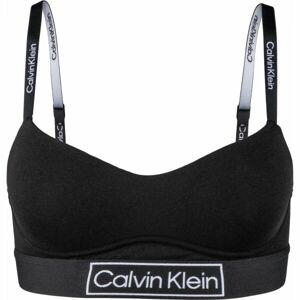 Calvin Klein REIMAGINED HERITAGE-LGHT LINED BRALETTE Dámská podprsenka, černá, veľkosť S