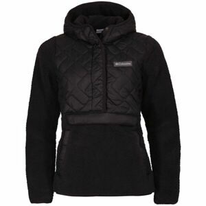 Columbia SWEET VIEW FLEECE HOODED PULLOVER Dámská mikina, černá, veľkosť XL