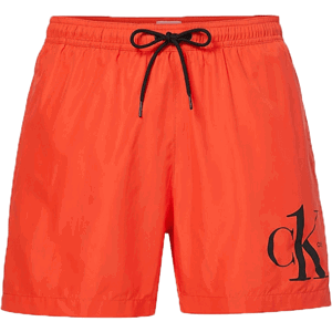 Calvin Klein MEDIUM DRAWSTRING Pánské plavecké šortky, oranžová, velikost XXL