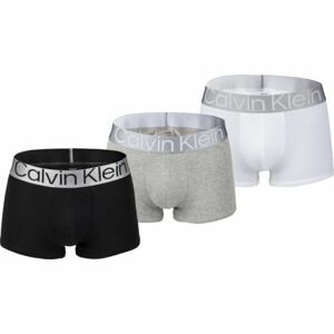 Calvin Klein CKR STEEL COTTON-TRUNK 3PK Pánské boxerky, černá, velikost L