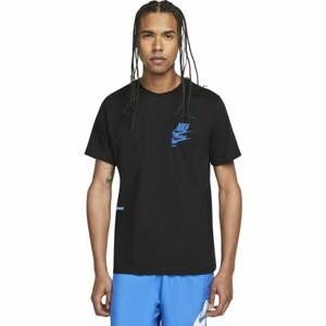 Nike M NSW TEE ESS+SPRT 2 Pánské tričko, černá, velikost S