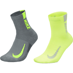 Nike MULTIPLIER Ponožky, šedá, velikost
