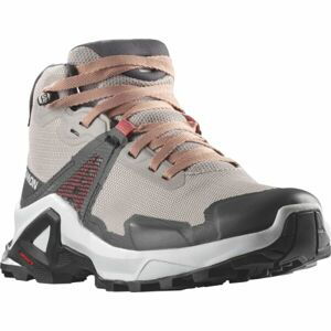 Salomon X RAISE MID GTX J Dětské outdoorové boty, béžová, velikost