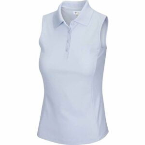 GREGNORMAN PROTEK SLEEVELESS POLO W Dámské golfové polo triko, světle modrá, velikost L