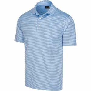 GREGNORMAN PROTEK ML75 STRIPE POLO Pánské golfové polo triko, modrá, velikost