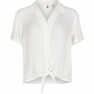 O'Neill CALI WOVEN SHIRT Dámská košile s krátkým rukávem, bílá, velikost L
