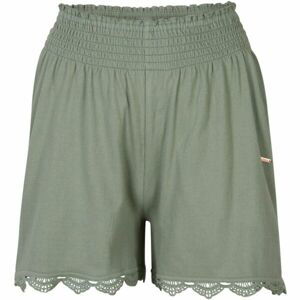 O'Neill SMOCKED SHORTS Dámské šortky, světle zelená, velikost L