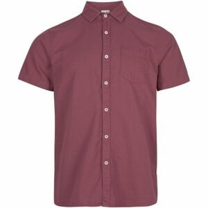 O'Neill CHAMBRAY SHIRT Pánská košile s krátkým rukávem, vínová, velikost M
