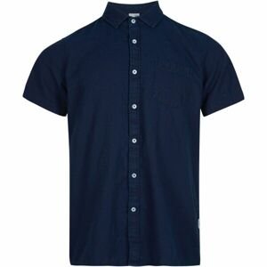 O'Neill CHAMBRAY SHIRT Pánská košile s krátkým rukávem, tmavě modrá, velikost M