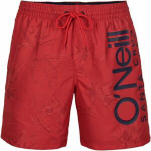 O'Neill CALI FLORAL SHORTS Pánské koupací kraťasy, červená, velikost M