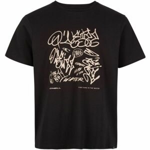 O'Neill GRAFFITI Pánské tričko, černá, velikost L