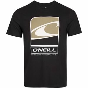 O'Neill FLAG WAVE Pánské tričko, černá, velikost S