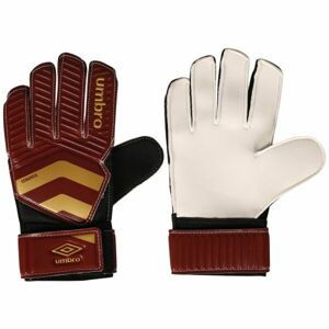 Umbro CERAMICA GLOVE - JNR Dětské brankářské rukavice, hnědá, velikost