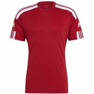 adidas SQUAD 21 JSY SS Pánský fotbalový dres, červená, velikost M
