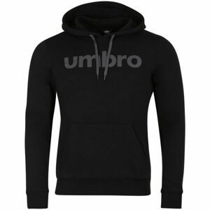 Umbro FW LINEAR LOGO GRAPHIC HOODIE Pánská mikina, černá, veľkosť S