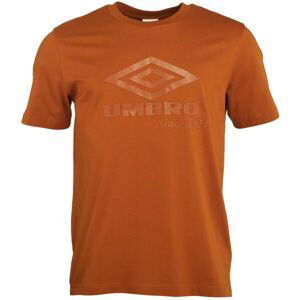 Umbro LARGE LOGO TEE Pánské triko, oranžová, velikost