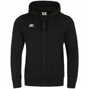 Umbro EMBOSSED LOGO HOODIE Pánská mikina, černá, velikost