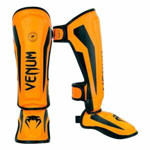 Venum LITE SHIN GUARDS KIDS - EXCLUSIVE Dětské chrániče holení, oranžová, veľkosť S