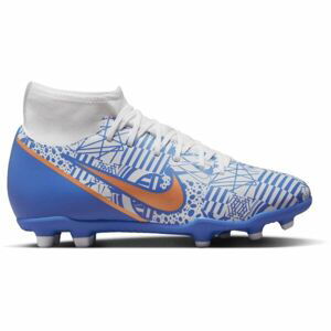 Nike JR ZOOM MERCURIAL SUPERFLY 9 CLUB CR7 FG/MG Dětské kopačky, tmavě modrá, velikost 38