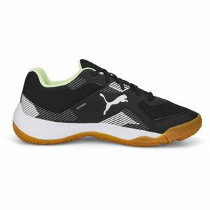 Puma SOLARFLASH JR II Juniorská sálová obuv, černá, velikost 37.5