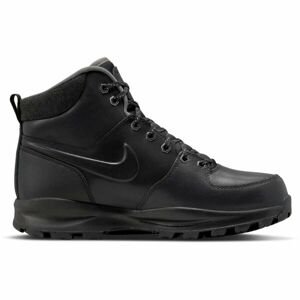 Nike MANOA LEATHER SE Pánská zimní obuv, černá, veľkosť 44.5