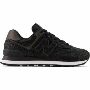 New Balance WL574KB2 Dámská volnočasová obuv, černá, velikost 37.5