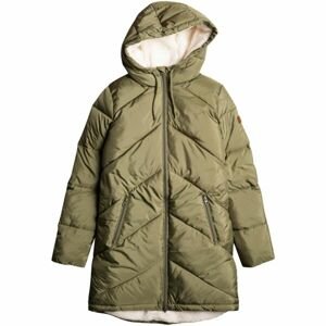 Roxy STORM WARNING Dámská zimní bunda, khaki, velikost L