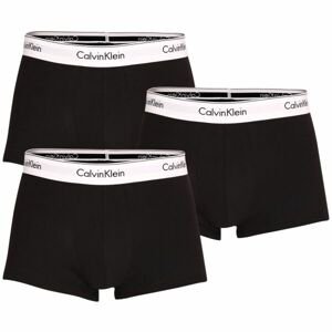 Calvin Klein MODERN CTN STRETCH-TRUNK 3PK Pánské boxerky, černá, velikost XL