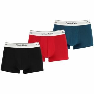 Calvin Klein MODERN CTN STRETCH-TRUNK 3PK Pánské boxerky, černá, veľkosť XXL
