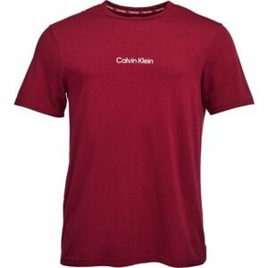 Calvin Klein Pánské tričko Pánské tričko, vínová, velikost M