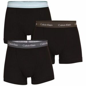 Calvin Klein 3P TRUNK Pánské boxerky, černá, velikost L