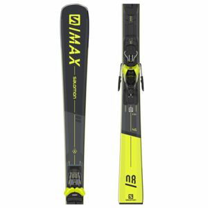 Salomon S/MAX 8 + M11 GW Sjezdové lyže, tmavě šedá, veľkosť 170