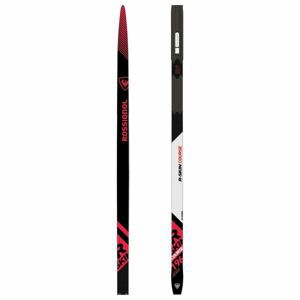 Rossignol DELTA X RACE R-SKIN STIFF + RACE CLASSIC SET Běžecké lyže s podporou stoupání, černá, velikost