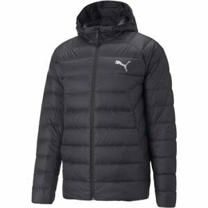 Puma PACKLITE HOODED DOWN JACKET Pánská bunda, černá, veľkosť L