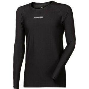 Progress RAPTOR LS Pánské sportovní triko, černá, velikost S