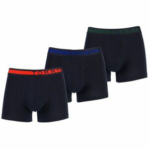 Tommy Hilfiger 3P TRUNK Pánské boxerky, černá, velikost S