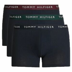 Tommy Hilfiger 3P TRUNK WB Pánské boxerky, tmavě modrá, veľkosť M