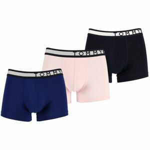 Tommy Hilfiger 3P TRUNK Pánské boxerky, černá, velikost S