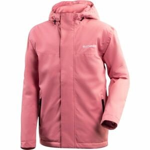 Klimatex FISTANA Dětská outdoorová bunda s kapucí, růžová, velikost 134