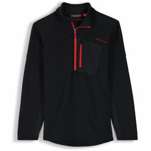 Spyder BANDIT HALF ZIP MENS Pánská mikina, černá, velikost