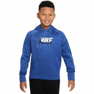 Nike THERMA-FIT Chlapecká mikina, modrá, velikost
