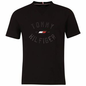 Tommy Hilfiger VARSITY GRAPHIC S/S TEE Pánské tričko, černá, velikost