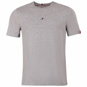 Tommy Hilfiger ESSENTIALS SMALL LOGO S/S TEE Pánské tričko, šedá, veľkosť XXL