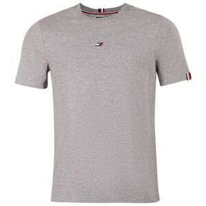 Tommy Hilfiger ESSENTIALS SMALL LOGO S/S TEE Pánské tričko, šedá, veľkosť M